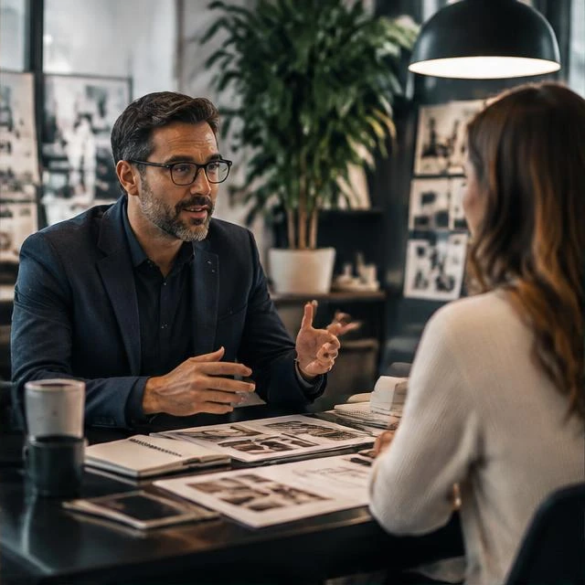 Discuss Your Goals creative workflow